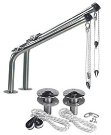 Paire De Bossoir Inox 120 Kg. Max.