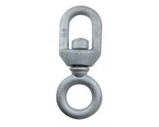 Emérillon Diamètre 22 Mm N°4Bis Grand Oeil Galvanisé 3 Emérillon Diamètre 22 Mm N°4Bis Grand Oeil Galvanisé