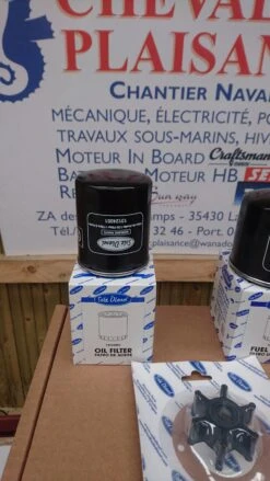 Kit Entretien Solé Diesel Mini 17 -Azur Marine Filtre a Gasoil Sole Diesel Mini 17 13114022 1