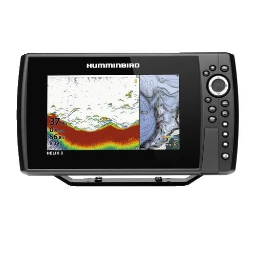 HUMMINBIRD Pack Comprenant Un HELIX 8 G4N-CDSTA Et Une Carte COAST MASTER RÉSEAU Version 2D - 140-240 KHz 7 HUMMINBIRD Pack Comprenant Un HELIX 8 G4N-CDSTA Et Une Carte COAST MASTER RÉSEAU Version 2D - 140-240 KHz – Image 5