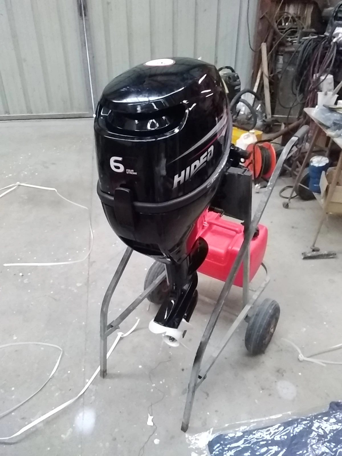 Moteur HIDEA 6 Cv 4 Temps Arbre Court Démarrage Electrique Commande à Distance"Spécial 8" 5 Moteur HIDEA 6 Cv 4 Temps Arbre Court Démarrage Electrique Commande à Distance"Spécial 8" – Image 3