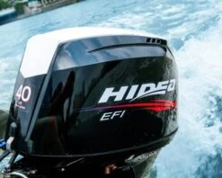 Moteur HIDEA HDEF 40 Cv SK 4 Temps E.F.I, Arbre Long, Commande à Distance, Démarrage électrique, Trim/Tilt -Azur Marine Moteur HIDEA HDEF 40 cv 4 Temps E F I arbre long comm 1