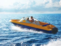 Moteur HIDEA 20 Cv 4 Temps Arbre Court, Commande à Distance Démarrage électrique -Azur Marine Moteur Hors Bord 20 cv Hidea arbre court commande a dist