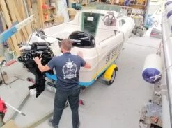 Moteur HIDEA HDEF 30 Cv 4 Temps E.F.I, Arbre Long, Commande à Distance, Démarrage électrique