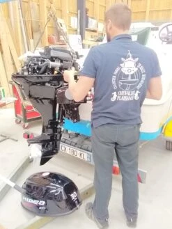 Moteur HIDEA HDEF 30 Cv 4 Temps E.F.I, Arbre Court, Commande à Distance, Démarrage électrique