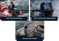 Moteur Hors-Bord 30 Cv Tohatsu BLANC Arbre Long Démarrage Electrique Barre Franche Multifonctions Relevage Electrique -Azur Marine Moteur Hors Bord 30 cv Tohatsu Arbre Long Demarrage Elec 12