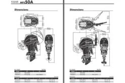 Moteur Hors-Bord 50 Cv Tohatsu Arbre Long Démarrage Electrique Commande à Distance Relevage Electrique -Azur Marine Moteur Hors Bord 50 cv Tohatsu Arbre Long Demarrage Elec 19