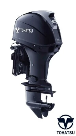 Moteur Hors-Bord 50 Cv Tohatsu Arbre Long Démarrage Electrique Commande à Distance Relevage Electrique