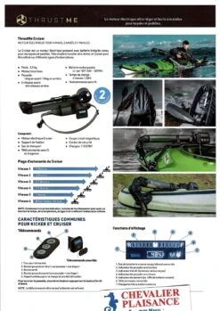 Moteur Hors-Bord Electrique ThrustMe Cruiser -Azur Marine Moteur Hors Bord Electrique ThrustMe Cruiser 2cv 2