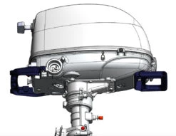 Moteur Hors-Bord Tohatsu 6 Cv Court Blanc Avec Réservoir Incorporé -Azur Marine Moteur Hors Bord Tohatsu 6 cv Court Noir avec nourrice M 6