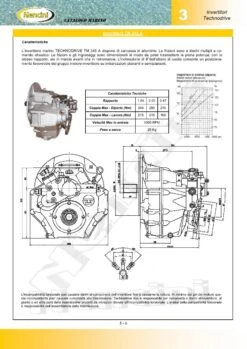 Réducteur - Inverseur Technodrive TMC-345 A Sortie Inclinée 8° Ratio: 2,47/1 -Azur Marine Reducteur inverseur TMC 345 A Technodrive sortie Incline 3