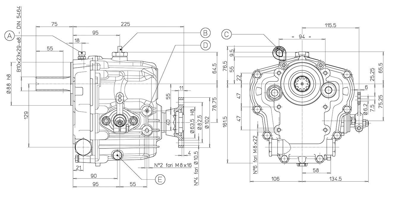 Réducteur - Inverseur Technodrive TMC60 P Ratio 2,0/1 5 Réducteur - Inverseur Technodrive TMC60 P Ratio 2,0/1 – Image 3